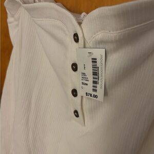 Astr Cream Button-Up Blouse